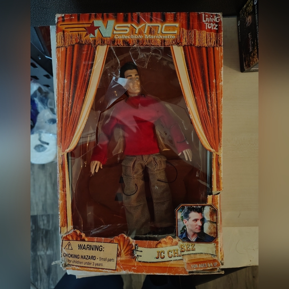 NSYNC JC Chasez Collectible Marionette Doll - Living Toyz 2000